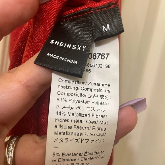 SHEIN high slits glitter maxi dress - Picture 12 of 12